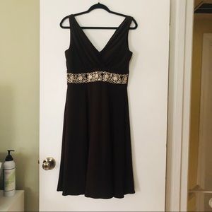 🆕 JESSICA HOWARD PETITE BROWN DRESS